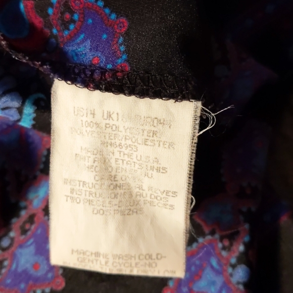 Leslie Fay Vintage Blouse Size 14 - Picture 6 of 7